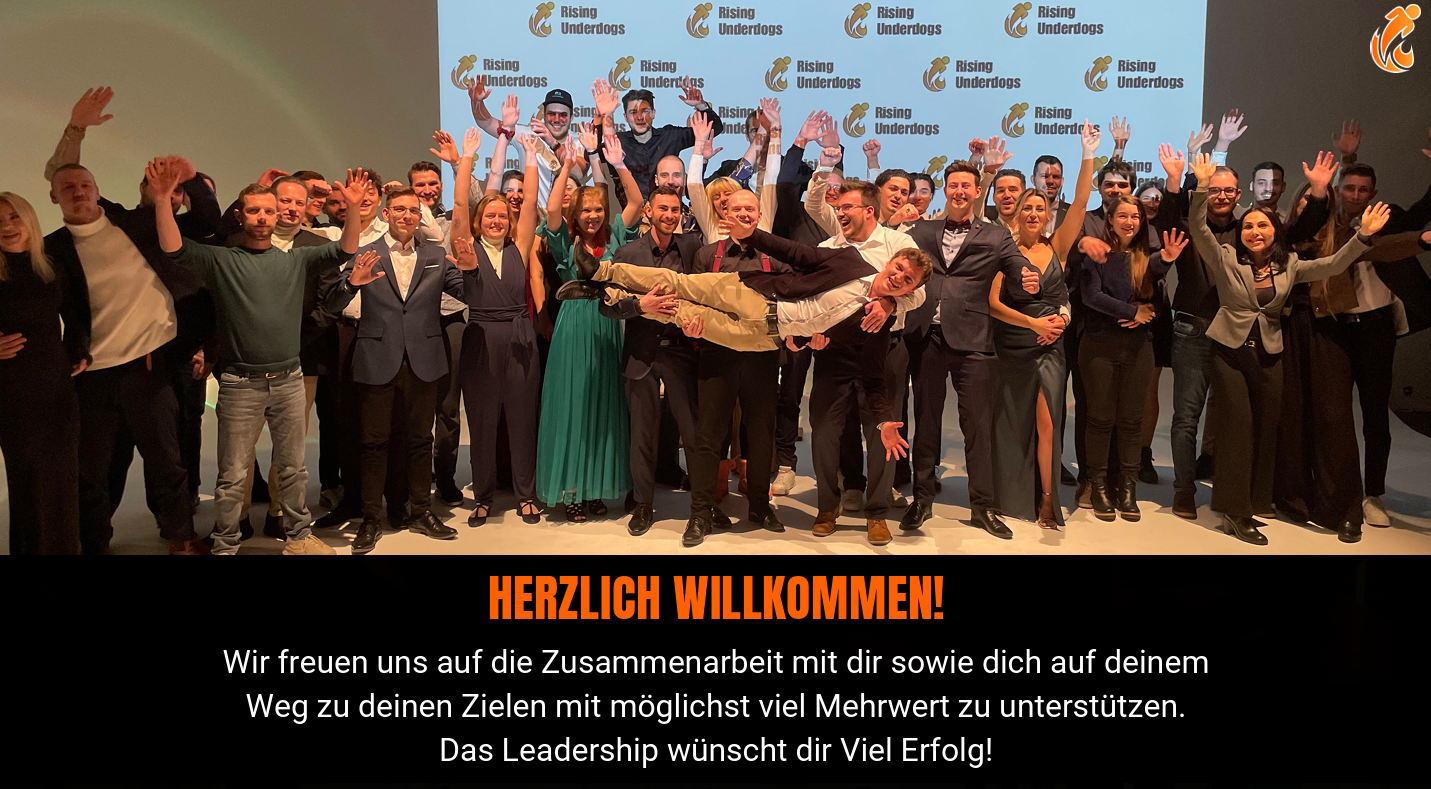 Rising Underdogs Community bei einer gemeinsamen Veranstaltung