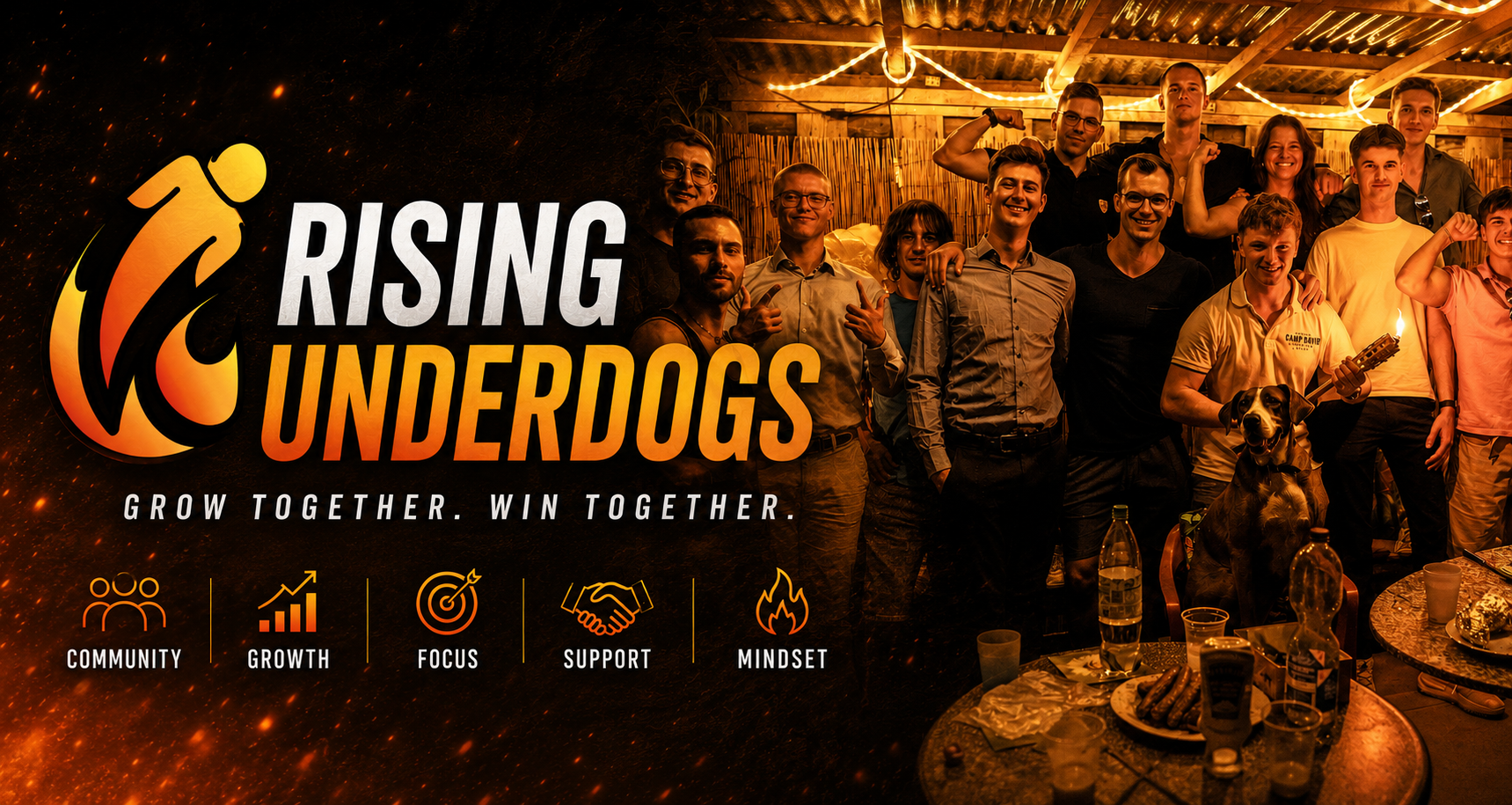 Rising Underdogs Community – Grow Together, Win Together