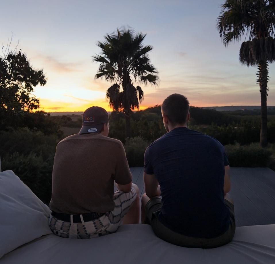 Austausch während einer Skool Mastermind auf Mallorca